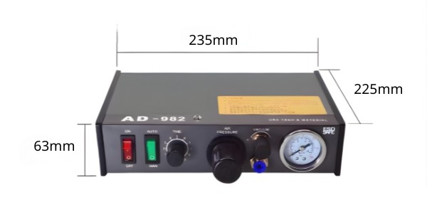 Thông số kỹ thuật máy triết chia keo hoặc dung dịch tự động AD982