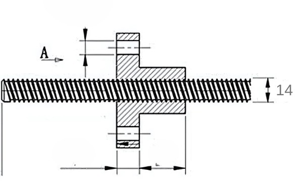 Thông số kỹ thuật trục vitme 14mm và đai ốc vitme 14mm