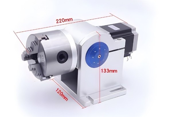 Thông số kỹ thuật trục xoay mâm cặp máy khắc laser D80, D100, D125, D160, D200
