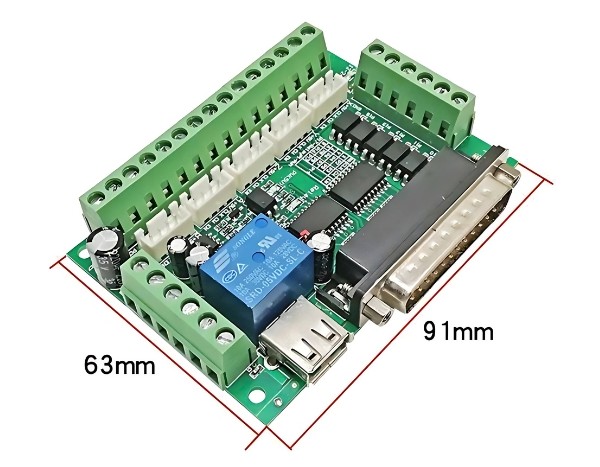 Thông số kỹ thuật mạch điều khiển Mach3 CNC LPT 4 trục