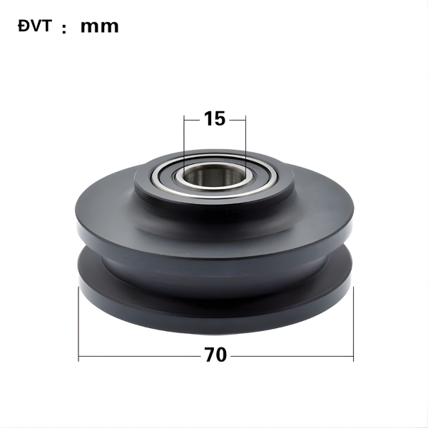 Thông số kỹ thuật vòng bi nhựa cửa treo cửa lùa