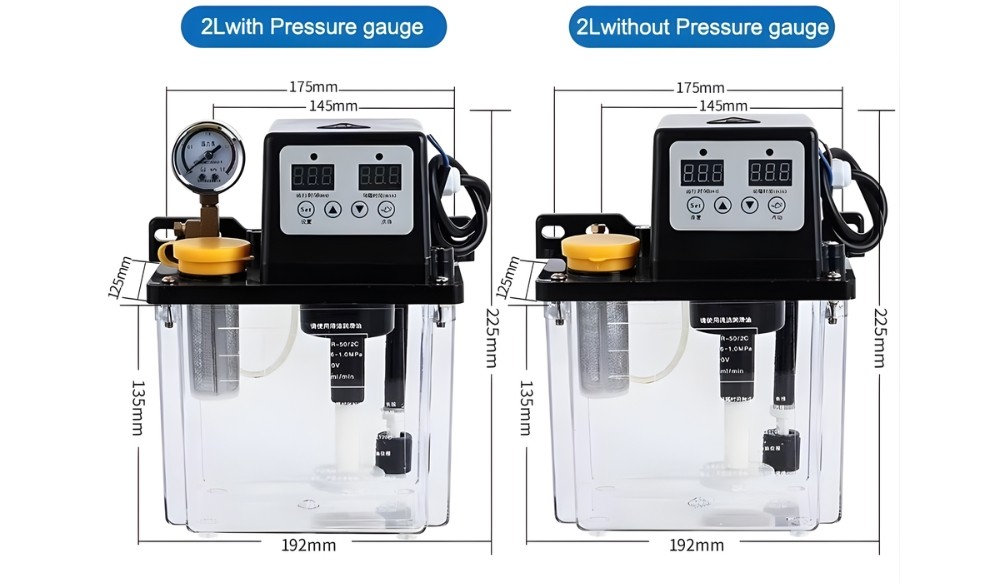 Thông số kỹ thuật bình bơm dầu tự động