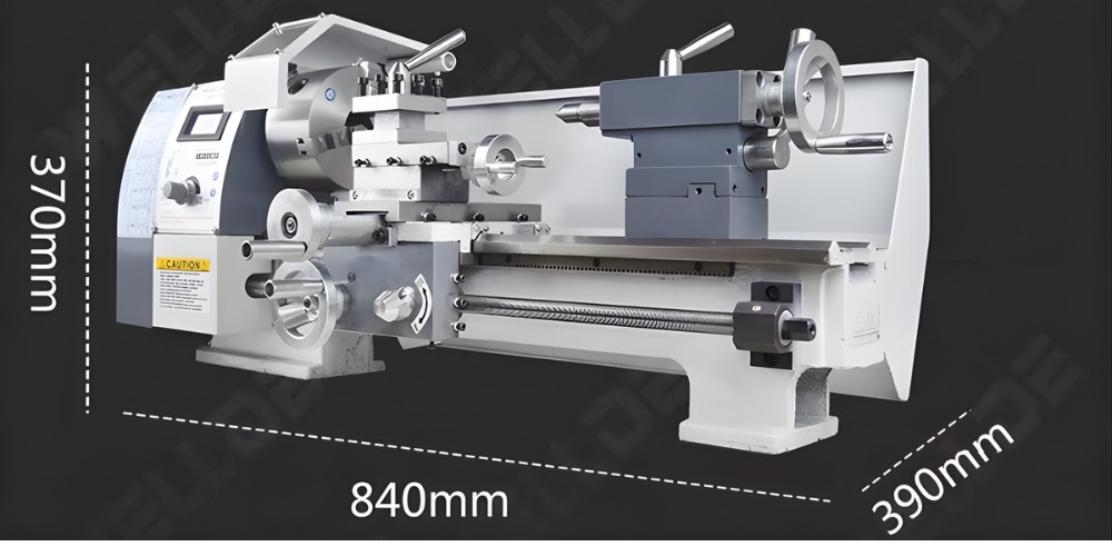 Ảnh thông số kỹ thuật máy tiện CNC mini AIKO trọng lượng 70kg
