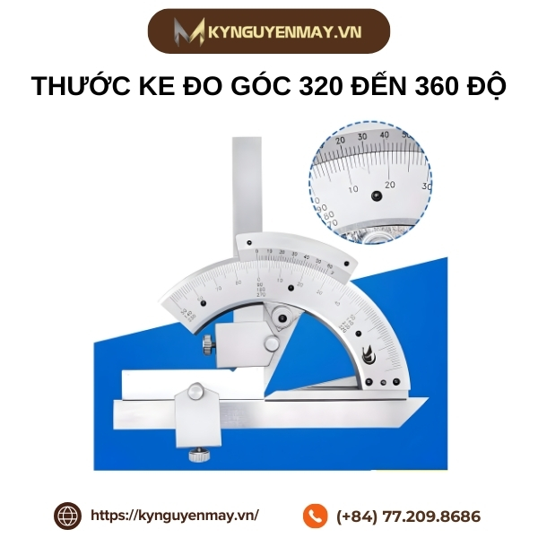 Thước ke đo góc 320 đến 360 độ