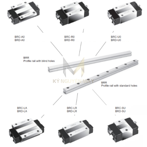 thanh trượt ABBA BRR