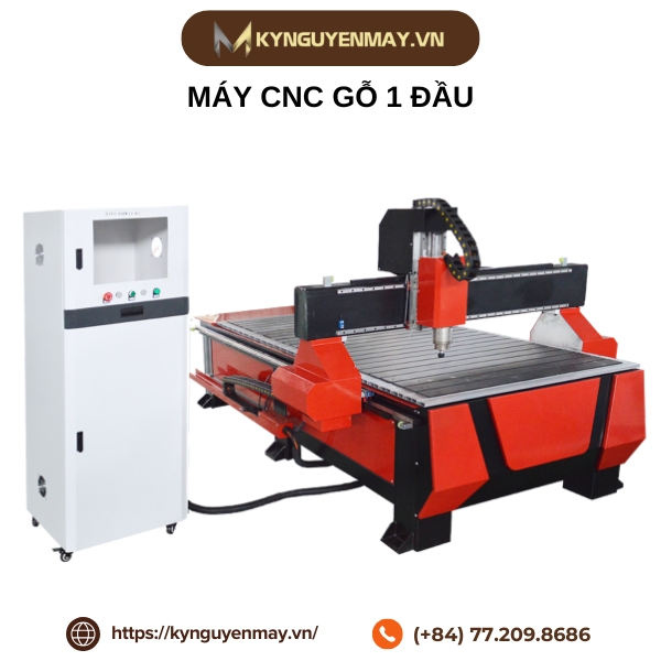 Máy cắt gỗ router 1 đầu thay giao tự động