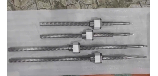 Ảnh gia công chế tạo trục vitme máy tiện