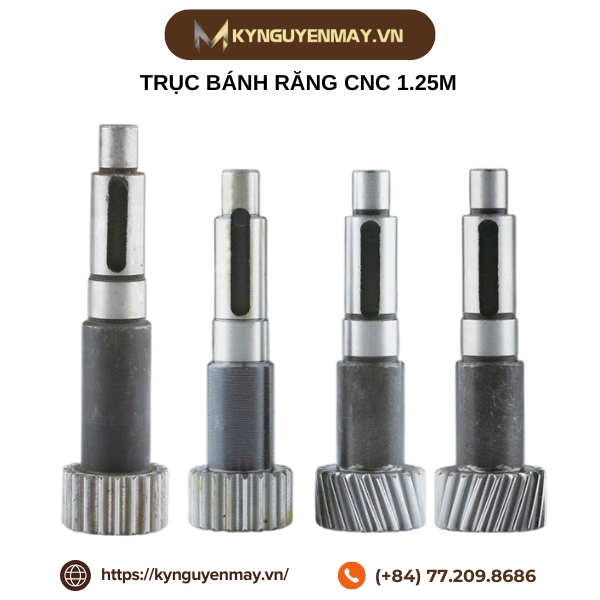 Trục bánh răng CNC 1.25m