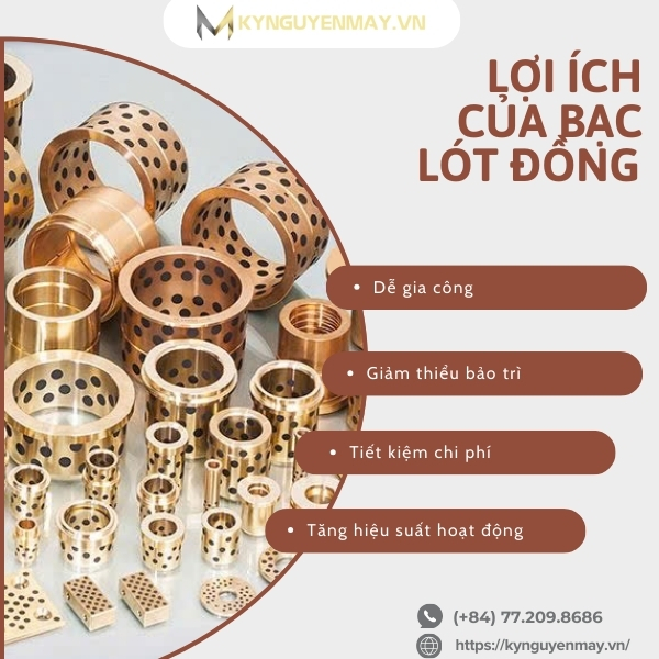 Lợi ích của bạc lót đồng