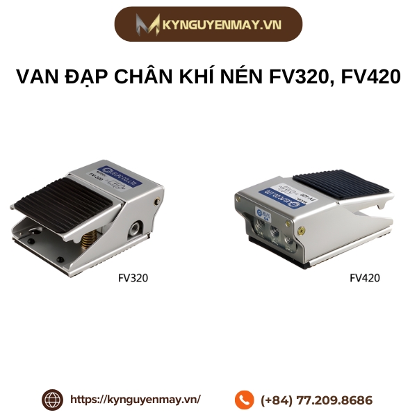 Van đạp chân khí nén FV320, FV420