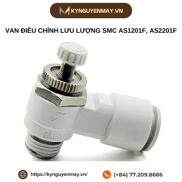 van điều chỉnh lưu lượng SMC AS1201F, AS2201F, M3/M5/01/02-03/04/06