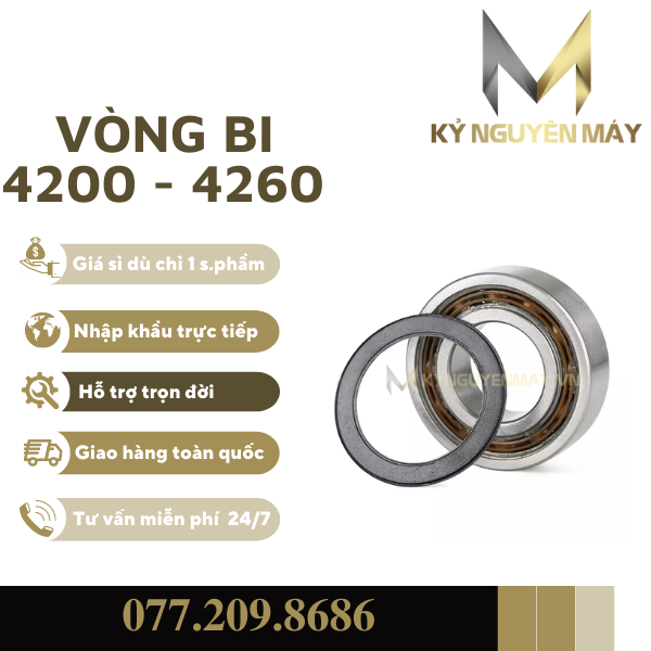 vòng bi 4200 - 4260 (bạc đạn 4200 - 4260)