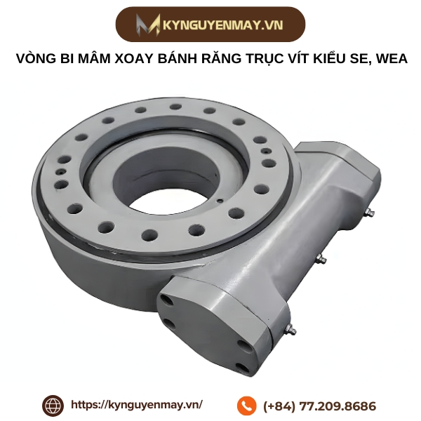 Vòng bi mâm xoay bánh răng trục vít kiểu SE, WEA