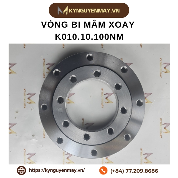 Giới thiệu vòng bi mâm xoay không răng K010.10.100NM