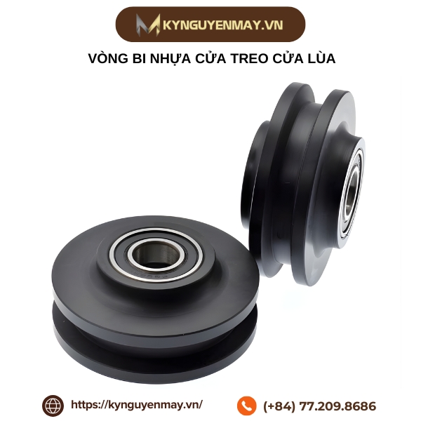 Vòng bi nhựa cửa treo cửa lùa