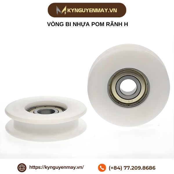 Vòng bi nhựa POM rãnh H