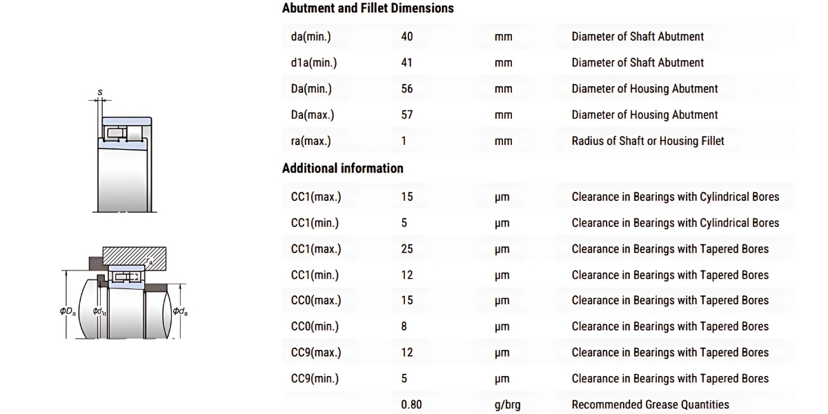 Thông số kỹ thuật bạc đạn NSK NN3007MBKRCC1