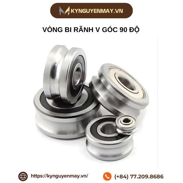 Vòng bi rãnh V góc 90 độ