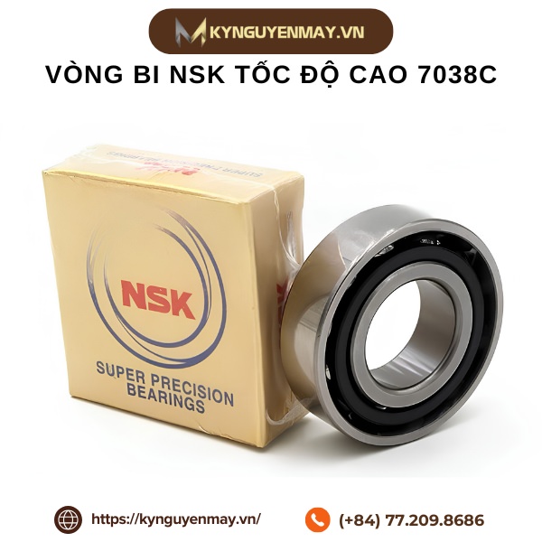 Vòng bi NSK tốc độ cao 7038C