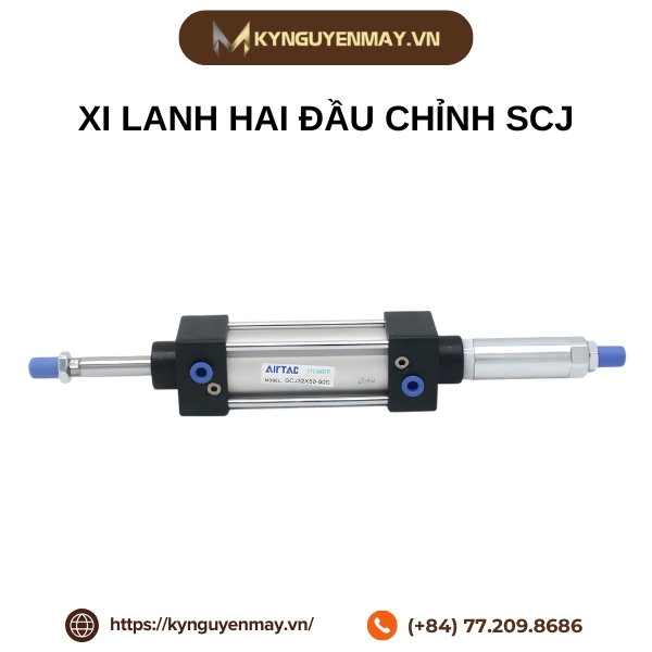 Xi lanh hai đầu chỉnh SCJ