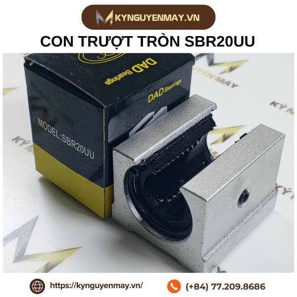 ống trượt tròn SBR20UU