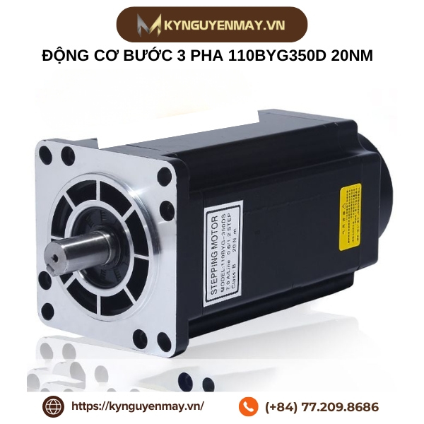 động cơ bước 3 pha 110BYG350D 20Nm