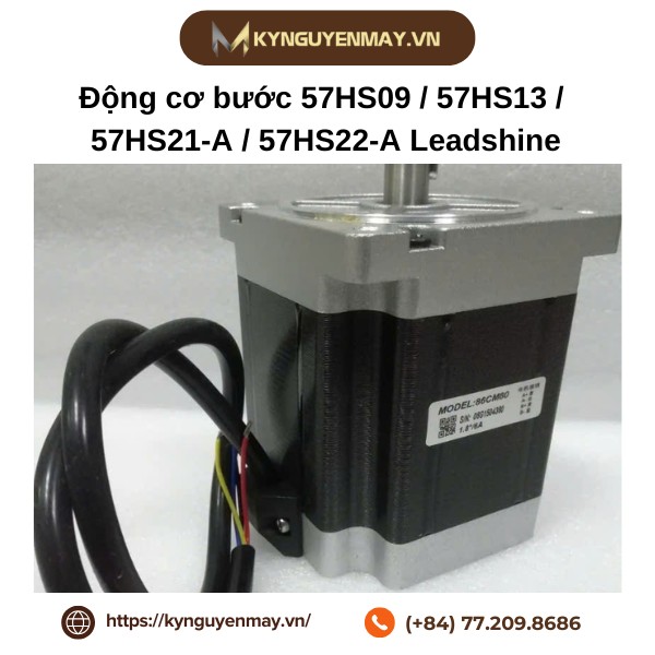 Động cơ bước 57HS09 / 57HS13 / 57HS21-A / 57HS22-A Leadshine
