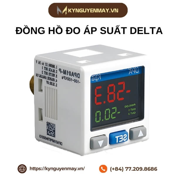 Đồng hồ đo áp suất kỹ thuật số Delta dòng DPA