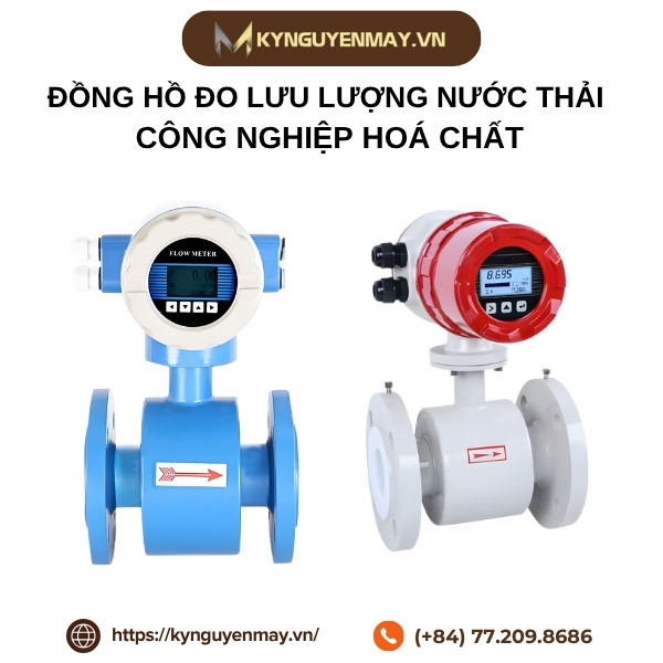 Đồng hồ đo lưu lượng nước thải công nghiệp hoá chất
