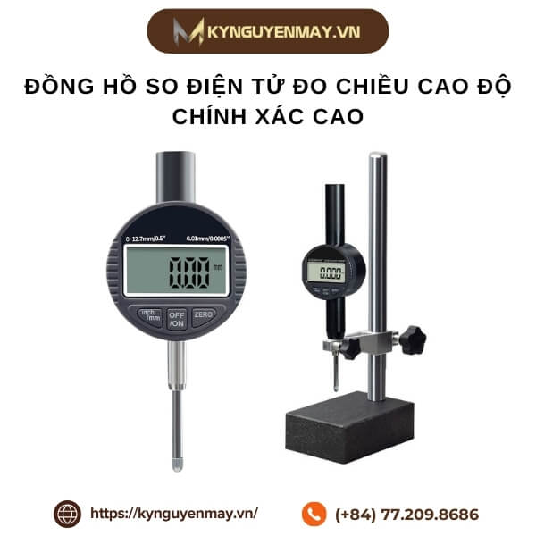 Đồng hồ so điện tử đo chiều cao độ chính xác cao