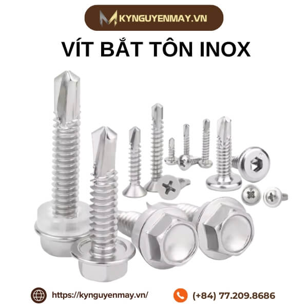 Vít bắt tôn inox 410