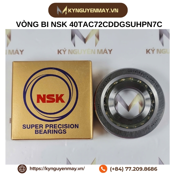bạc đạn tốc độ cao NSK 40TAC72CDDGSUHPN7C