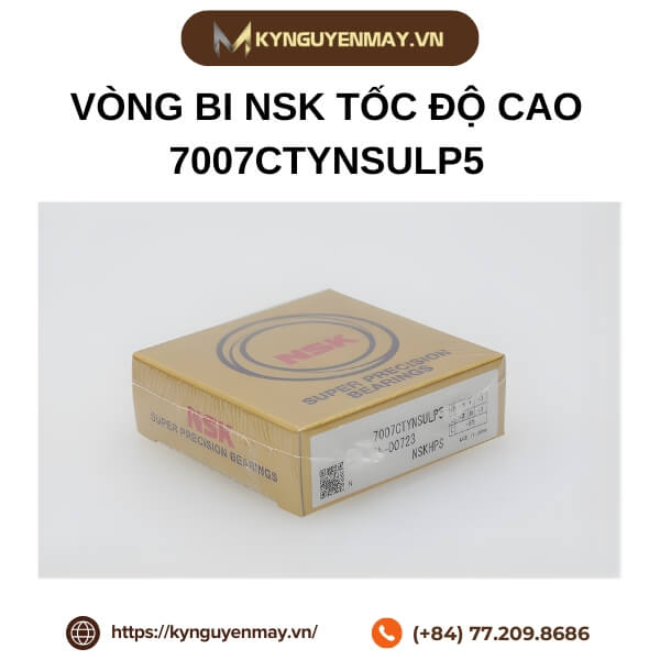 Vòng bi NSK tốc độ cao 7007CTYNSULP5