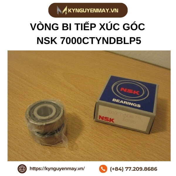 Vòng bi tiếp xúc góc 1 dãy 7000CTYNDBLP5