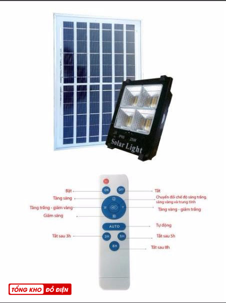 đèn pha LED năng lượng mặt trời