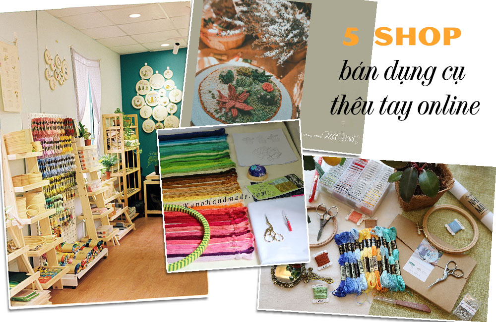 Review 5 shop bán dụng cụ thêu tay online