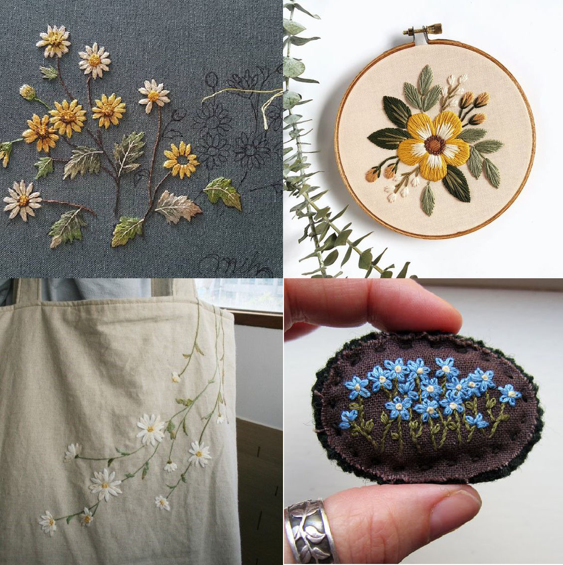 101+ mẫu thêu hoa đẹp và dễ thêu nhất