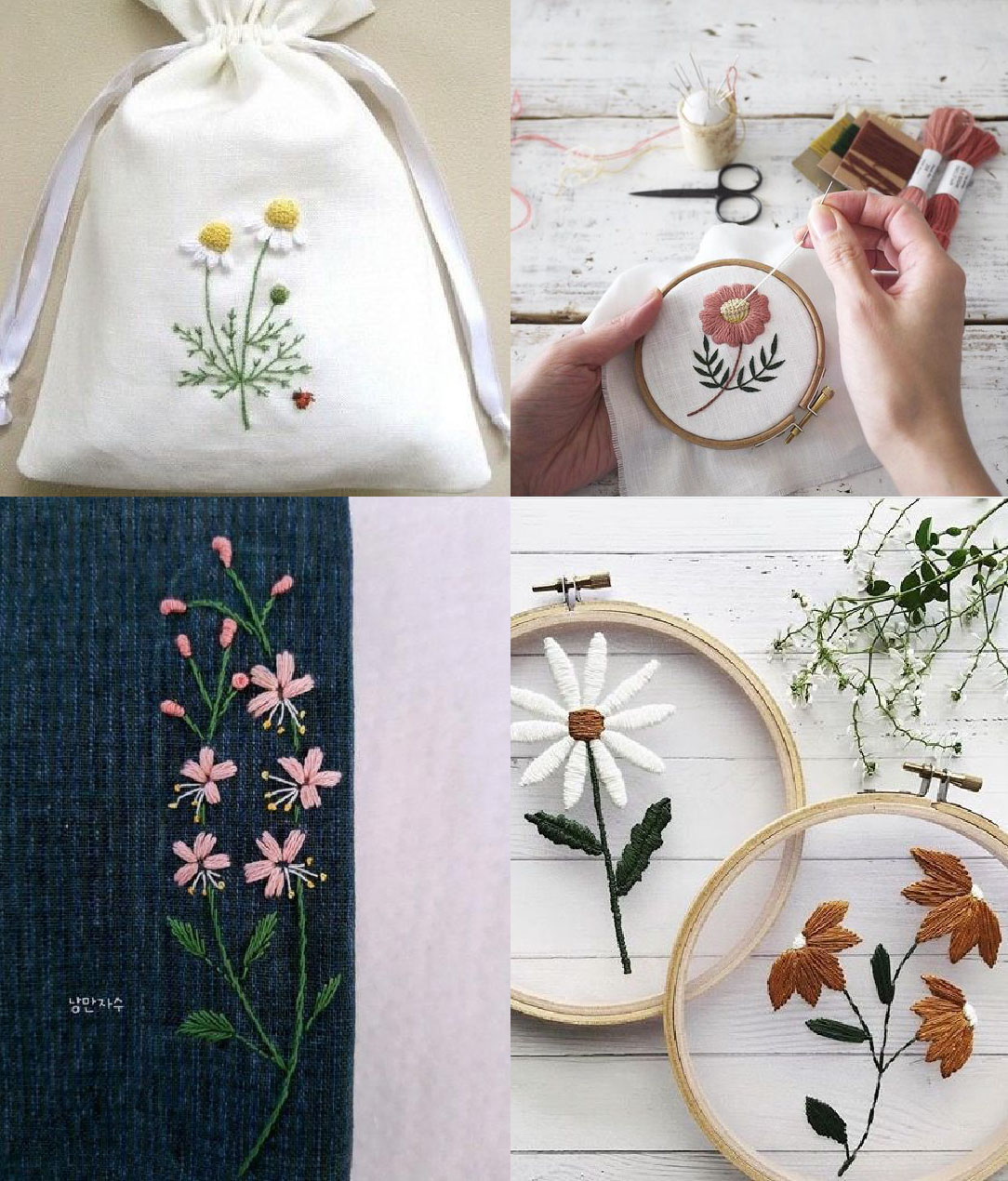 101+ mẫu thêu hoa đẹp và dễ thêu nhất