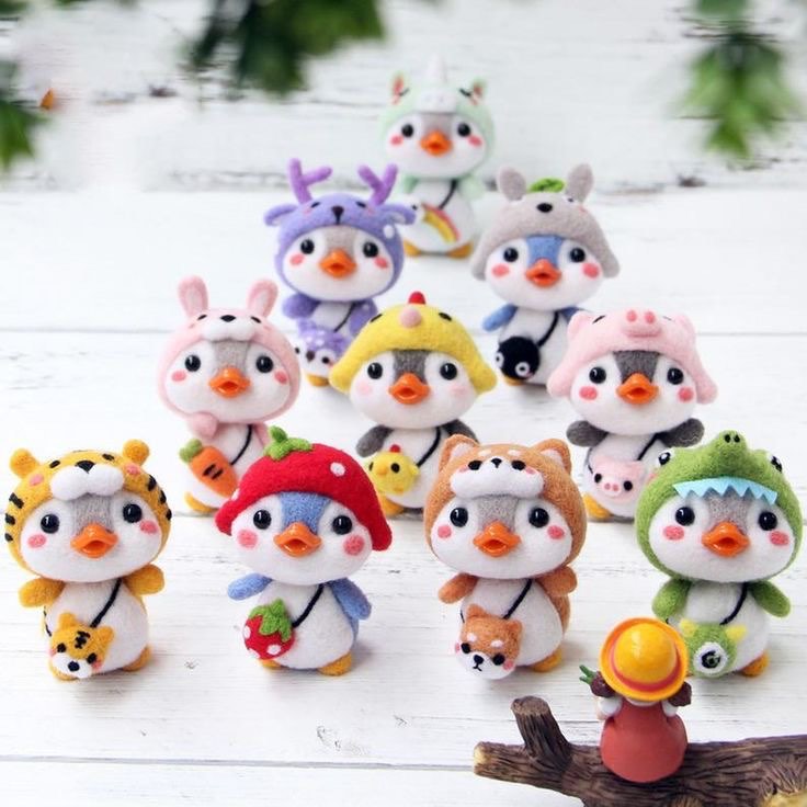 Tổng hợp các mẫu len chọc đơn giản, ngộ nghĩnh