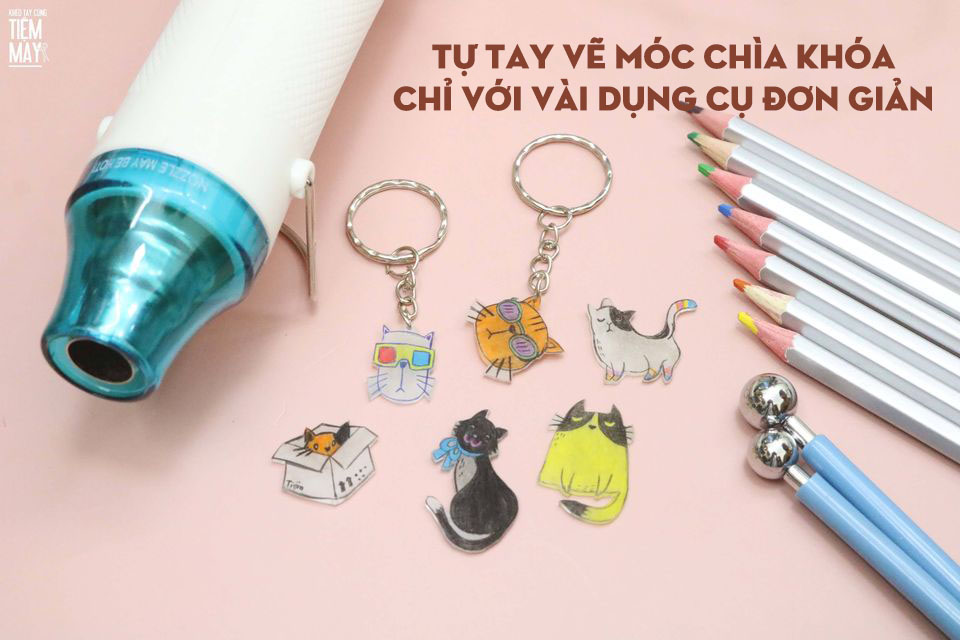 Tự tay vẽ móc chìa khóa chỉ với vài dụng cụ đơn giản