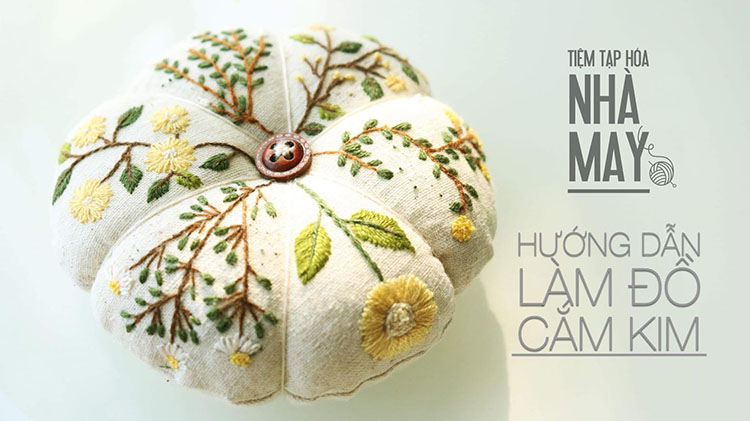 Học may cơ bản: Hướng dẫn làm gối cắm kim siêu đơn giản