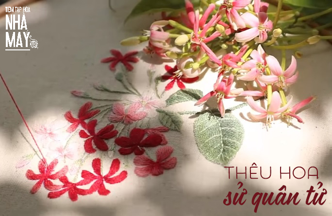 Học thêu cơ bản: Học thêu hoa sử quân tử