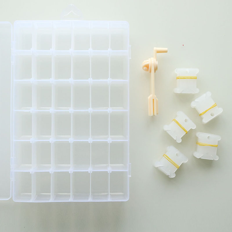 Nguyên liệu thêu tay: hộp đựng nguyên liệu thêu