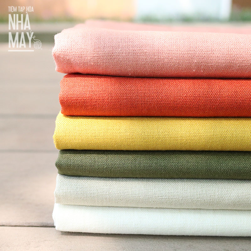 Nguyên liệu thêu tay: vải linen thêu tay