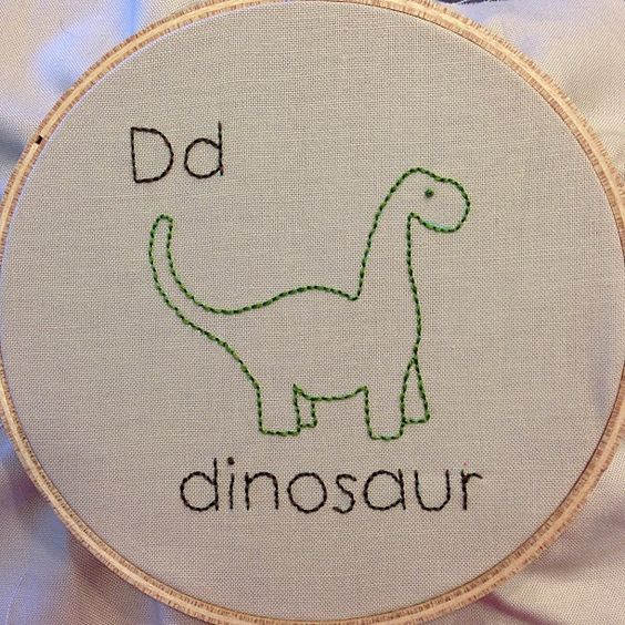 Các mẫu thêu cơ bản dành cho bé