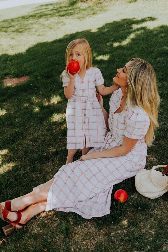 Mẫu đồ đôi cho mẹ và bé