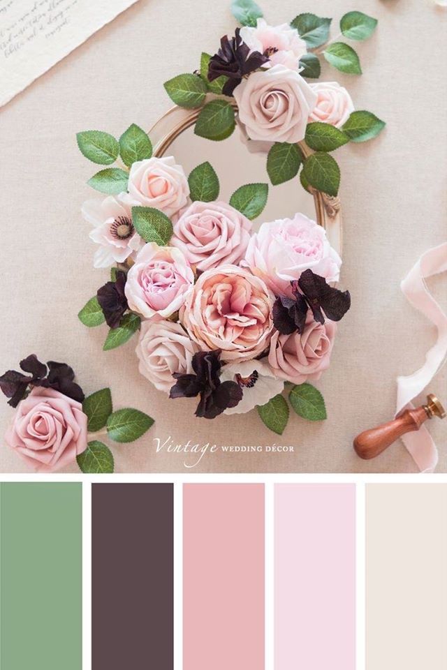 Gợi ý những bảng màu xinh để thêu hoa