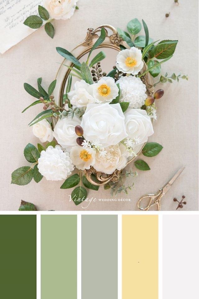 Gợi ý những bảng màu xinh để thêu hoa