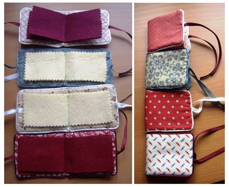 Tự tay làm "sổ" đựng dụng cụ thêu thùa may vá