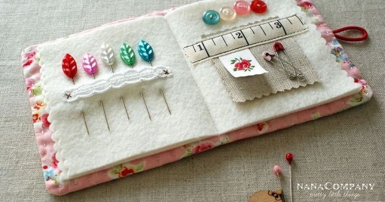 Tự tay làm "sổ" đựng dụng cụ thêu thùa may vá